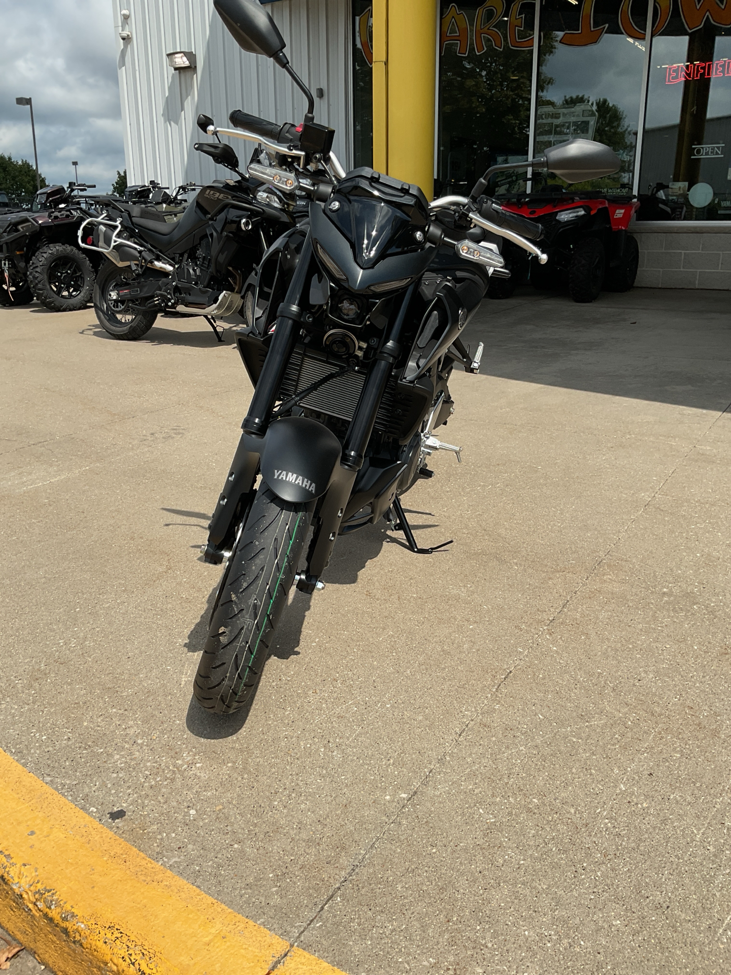 New 2025 Yamaha MT-03 Matte Stealth Black | Motorcycles in Iowa