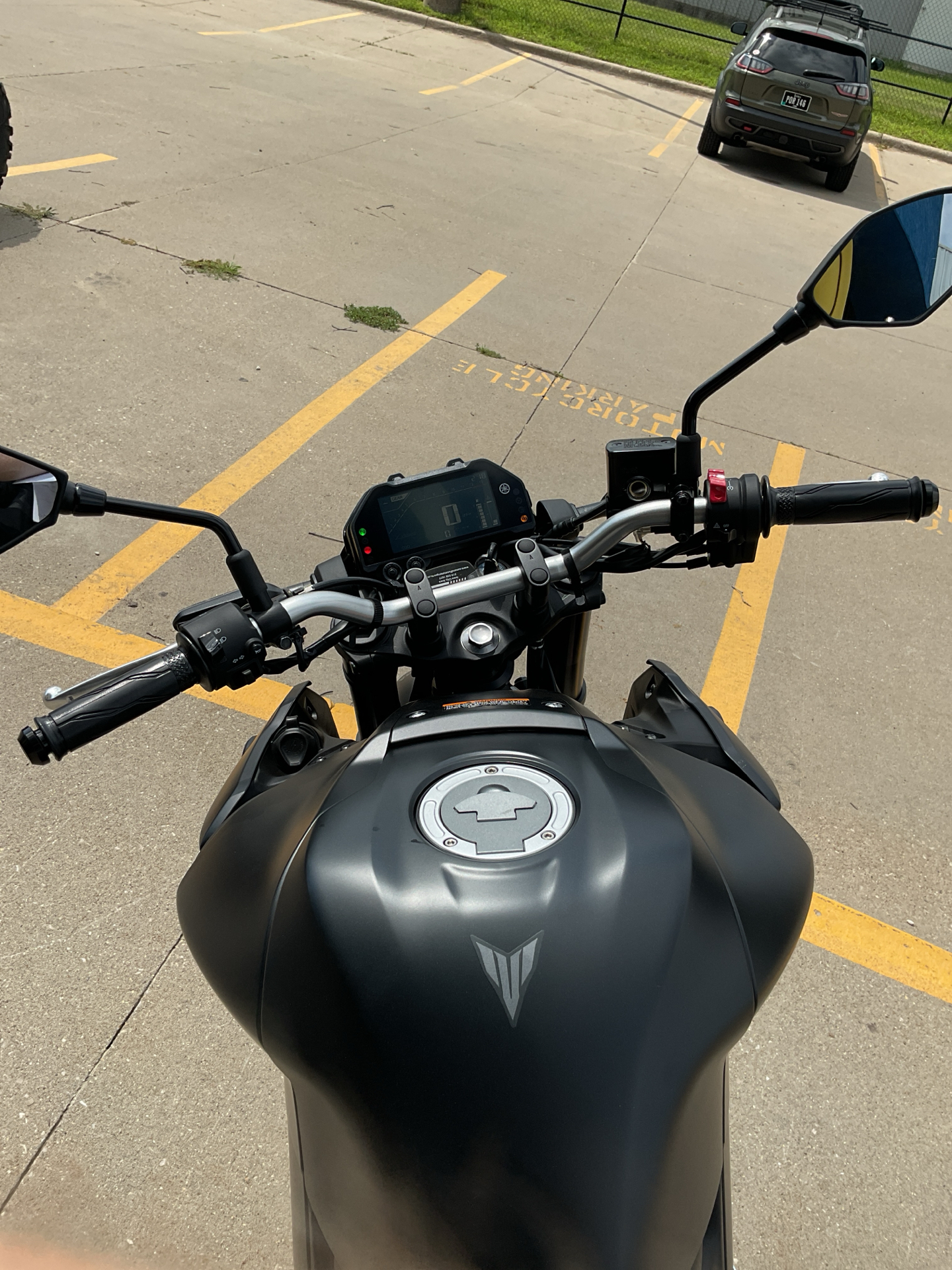 New 2025 Yamaha MT-03 Matte Stealth Black | Motorcycles in Iowa