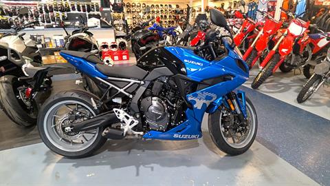 New 2025 Suzuki GSX-8R Metallic Triton Blue | Motorcycles in Iowa