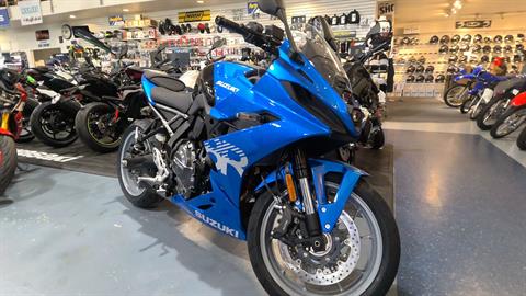 New 2025 Suzuki GSX-8R Metallic Triton Blue | Motorcycles in Iowa