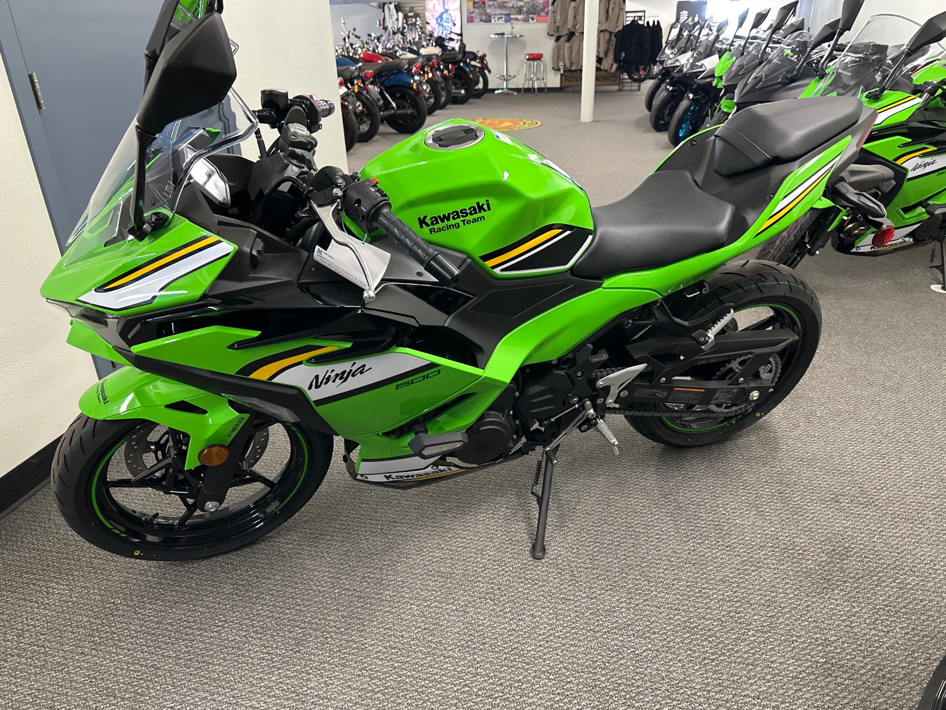 New 2025 Kawasaki Ninja 500 SE KRT Edition ABS Lime Green / Ebony