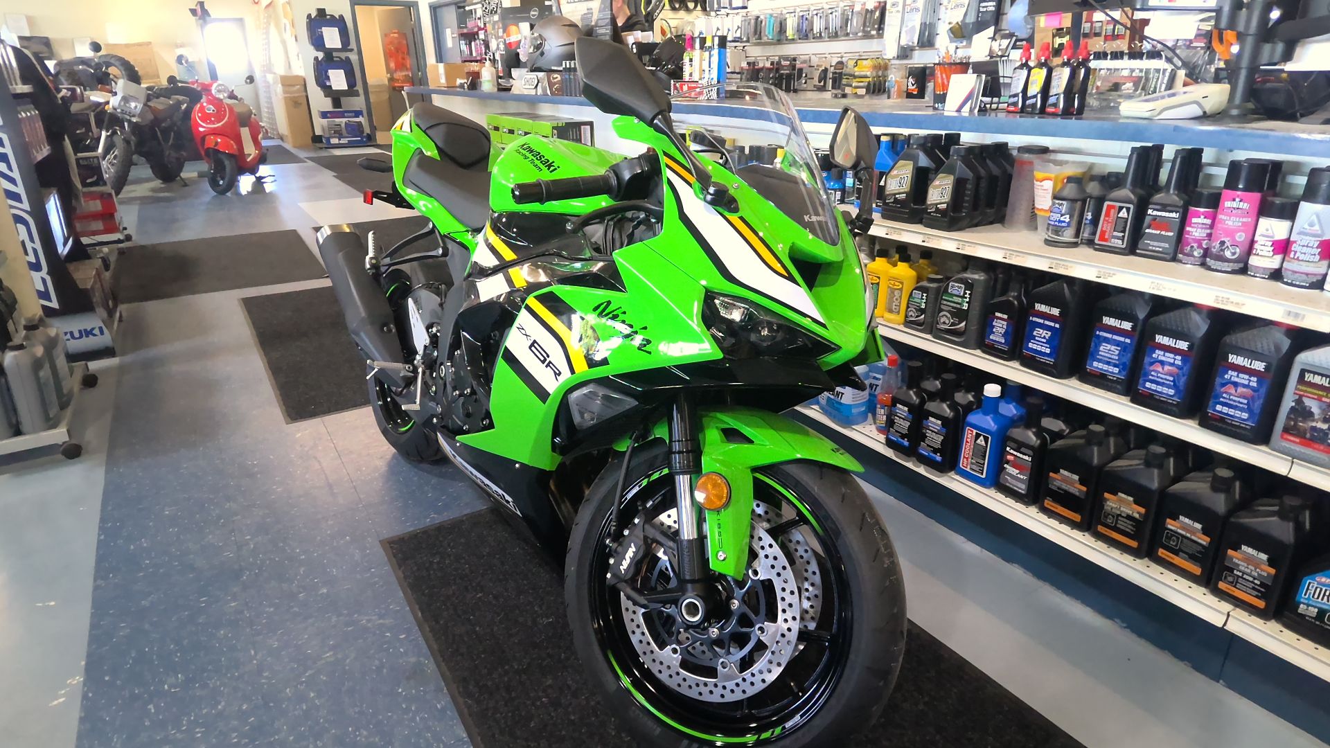 New 2025 Kawasaki Ninja® ZX™-6R KRT Edition ABS Lime Green / Ebony