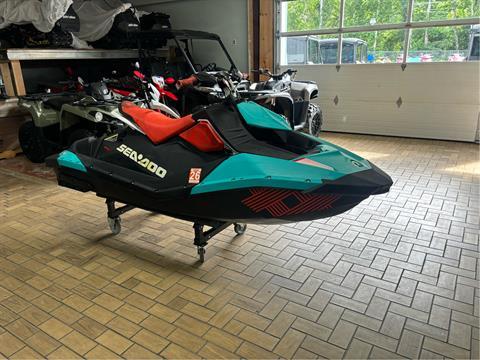 Used 2017 Sea-Doo Spark 2up Trixx iBR Candy Blue / Chili Pepper
