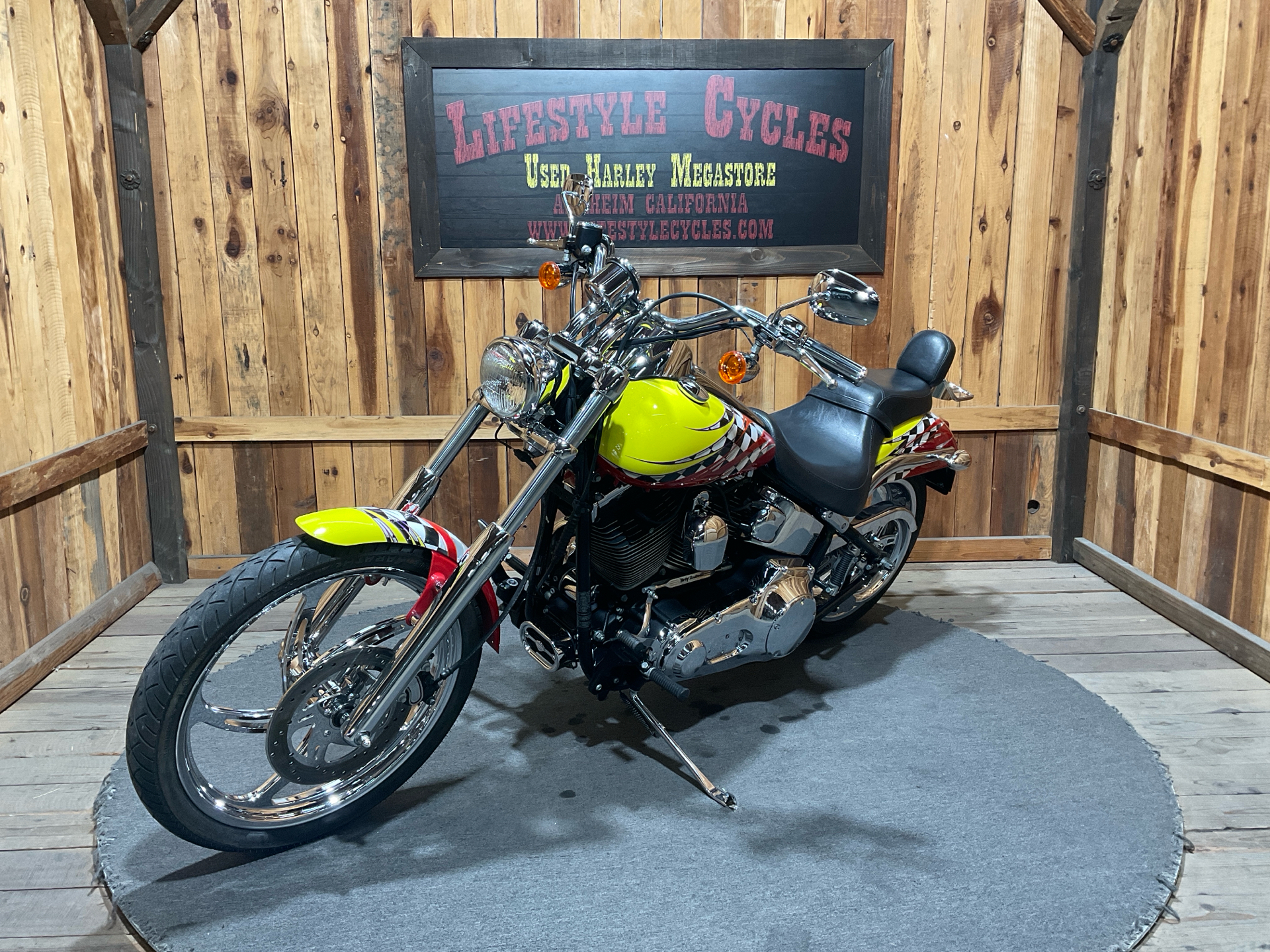 2001 Dyna Wide Glide Stock Yellow 2001 Dyna Wide Glide High