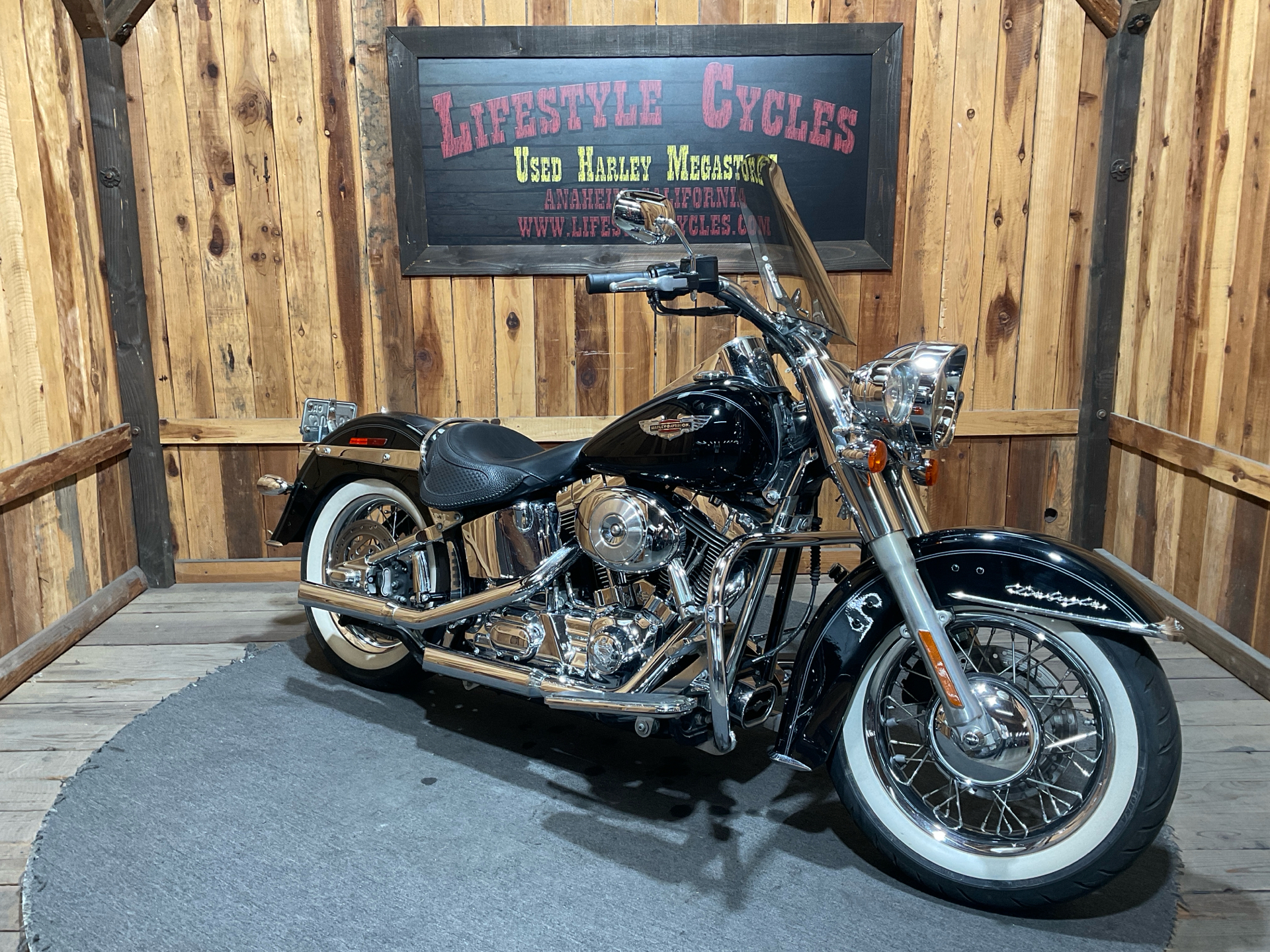 【USA製】HARLEY DAVIDSON カリフォルニア　ロンT ハーレーダビッドソン ロンT アメリカ製 09年 Harley Davidson L