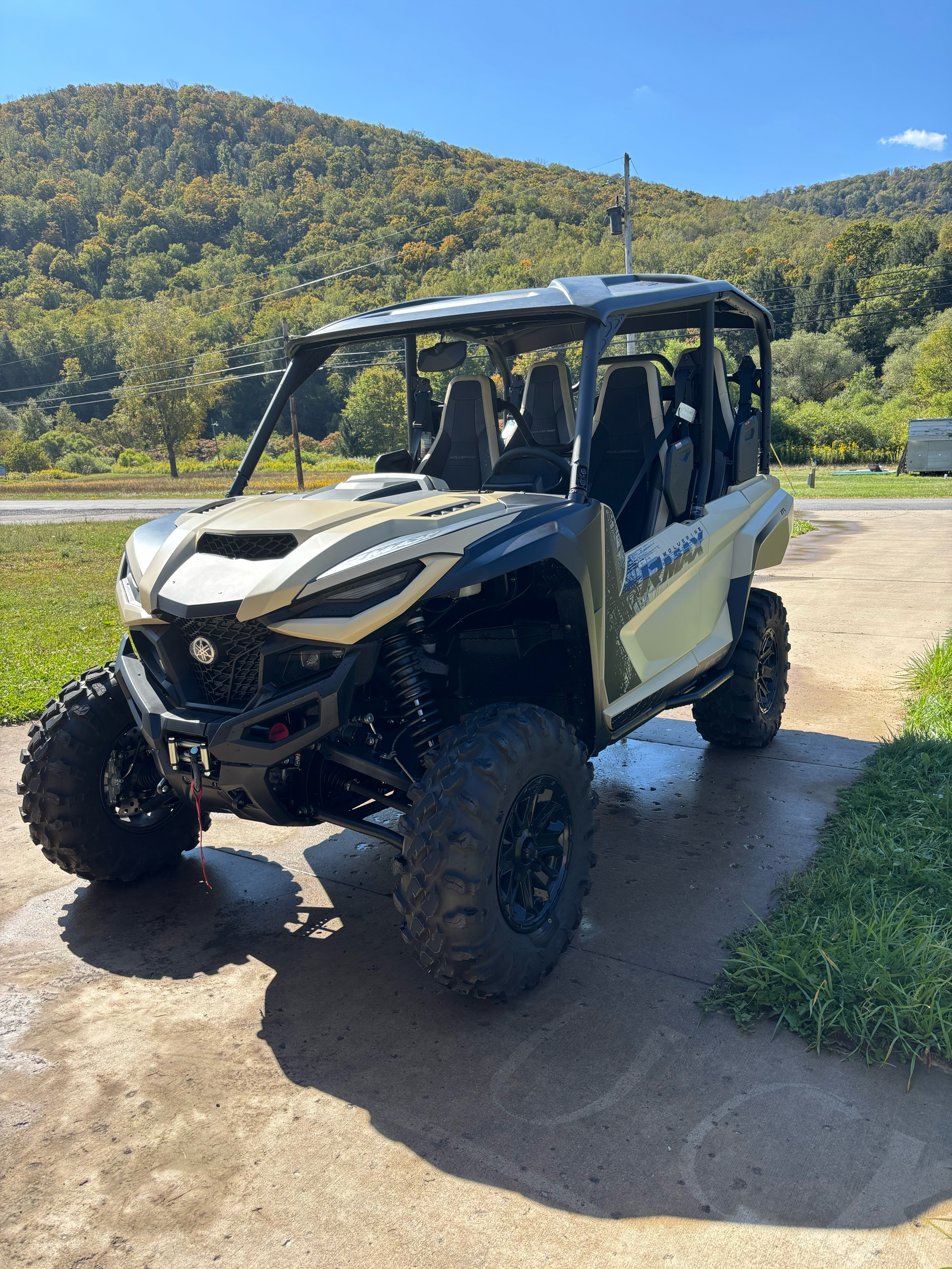 New 2023 Yamaha Wolverine RMAX4 1000 XT-R Desert Tan / Tactical
