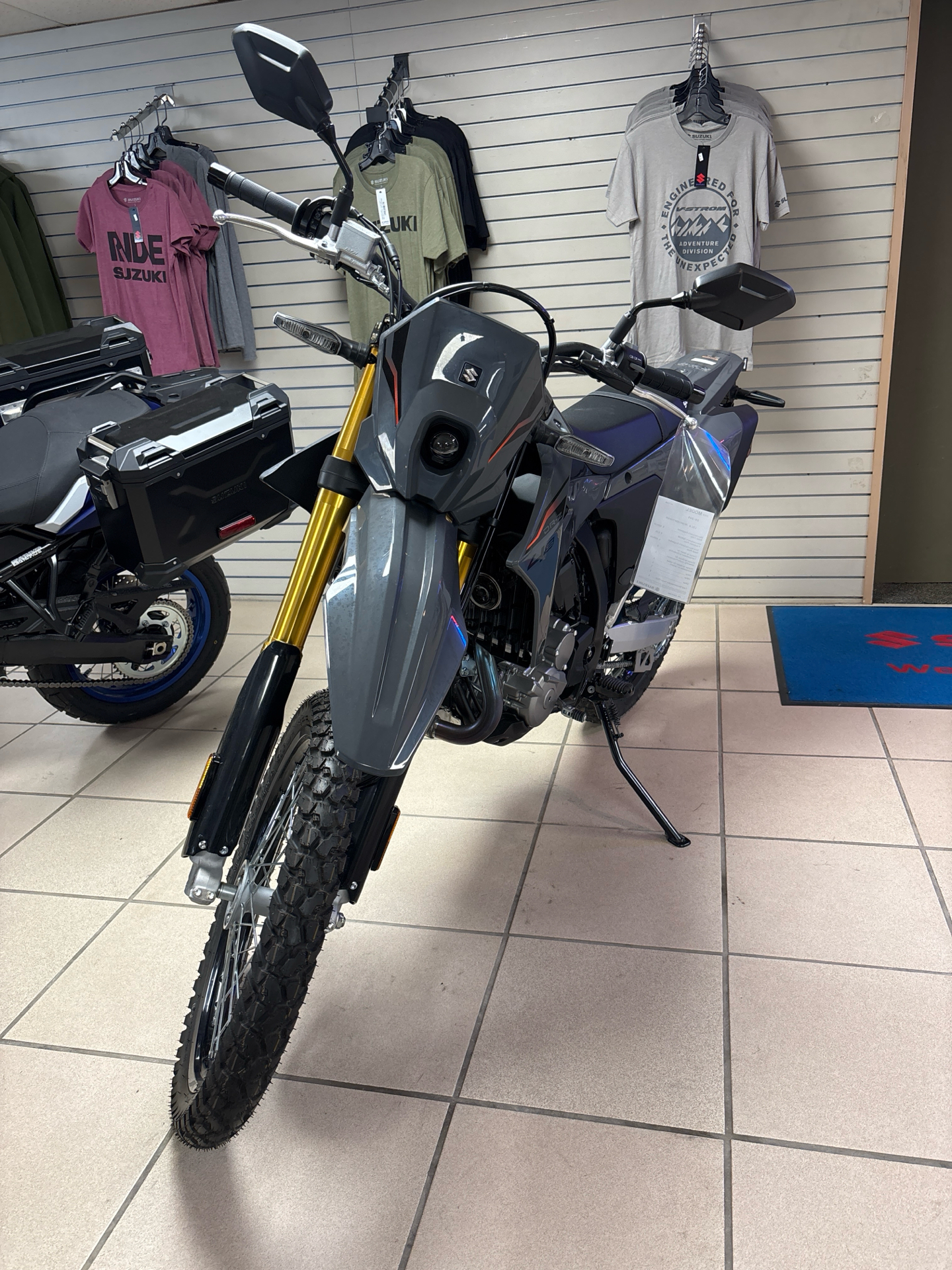 New 2025 Suzuki DR-Z4S Solid Iron Gray | Motorcycles in Galeton PA
