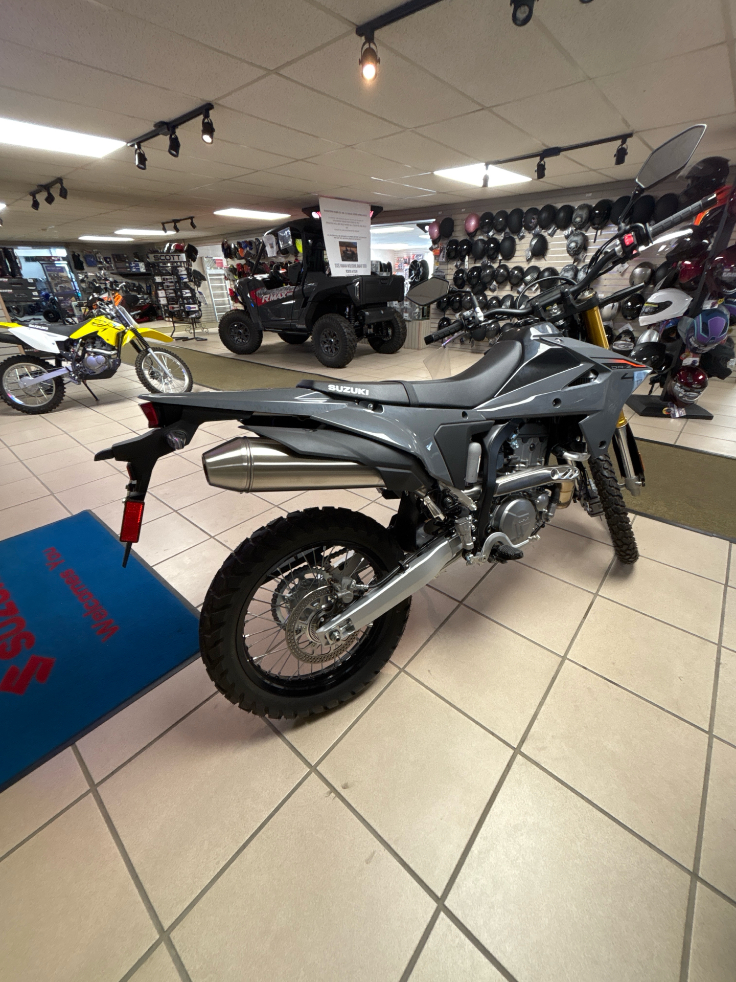 New 2025 Suzuki DR-Z4S Solid Iron Gray | Motorcycles in Galeton PA