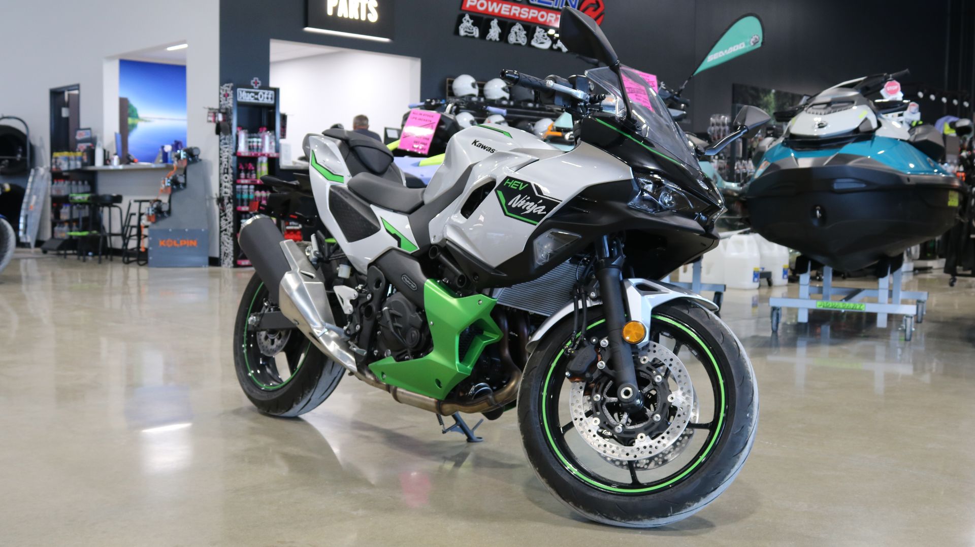 New 2024 Kawasaki Ninja 7 Hybrid ABS Metallic Bright Silver