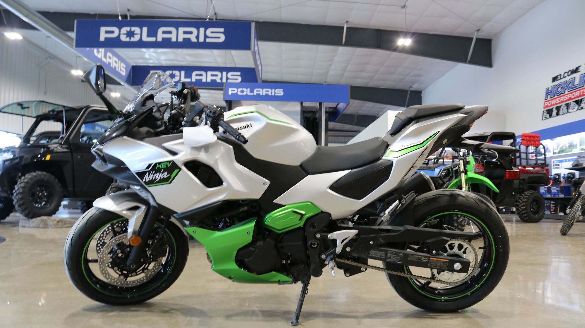 New 2024 Kawasaki Ninja 7 Hybrid ABS Metallic Bright Silver