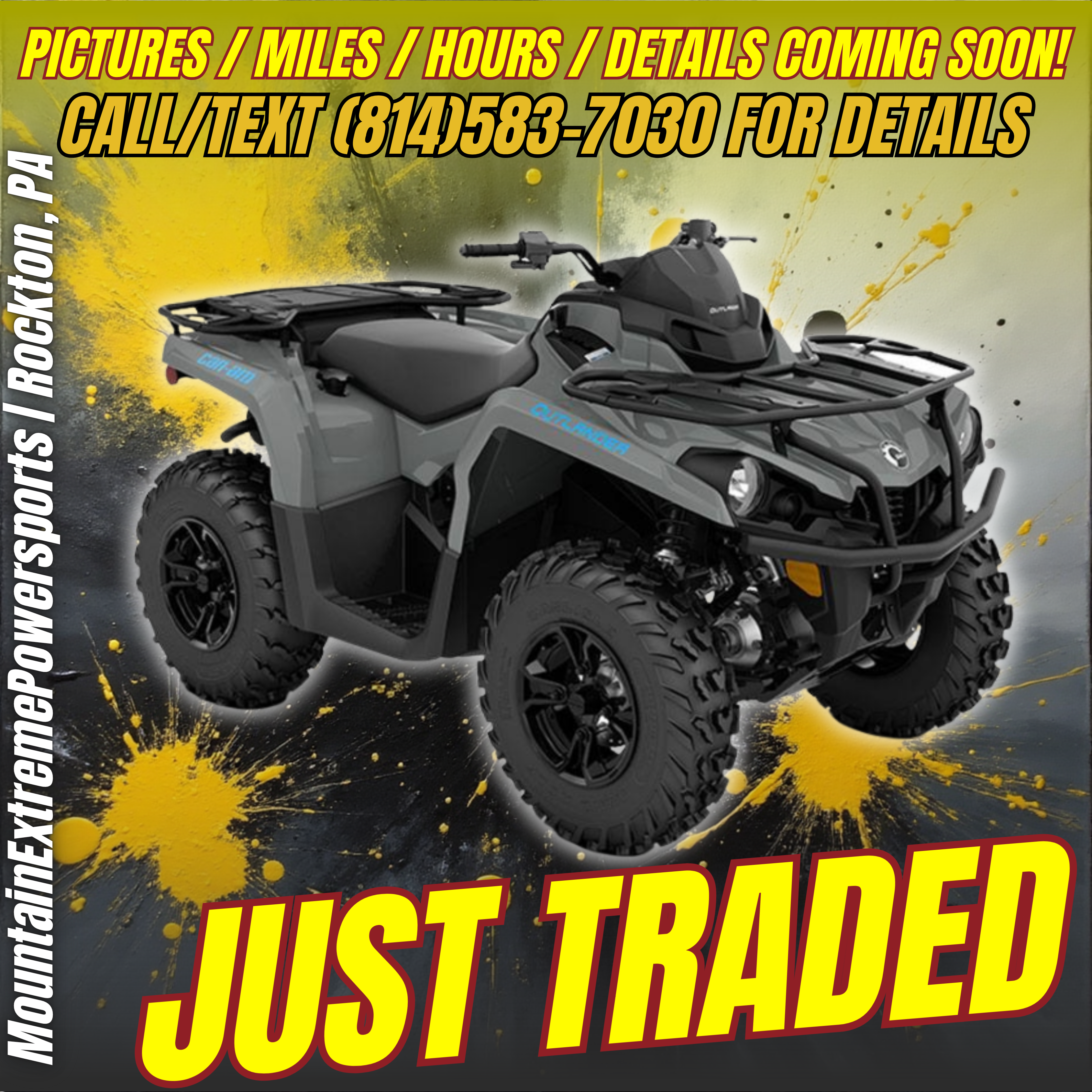 2022 Outlander 450 w/ Alum. Wheels & Bumper