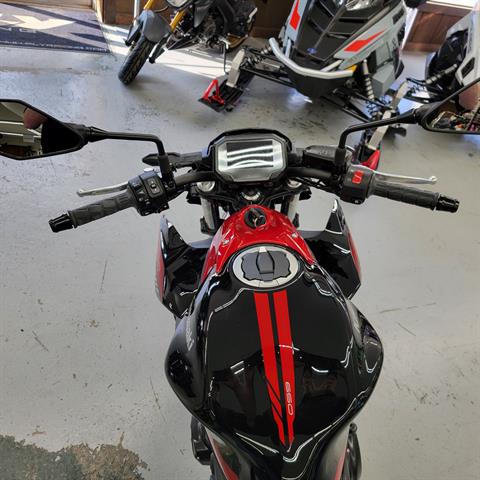 New 2024 Kawasaki Z650 ABS Candy Persimmon Red / Ebony