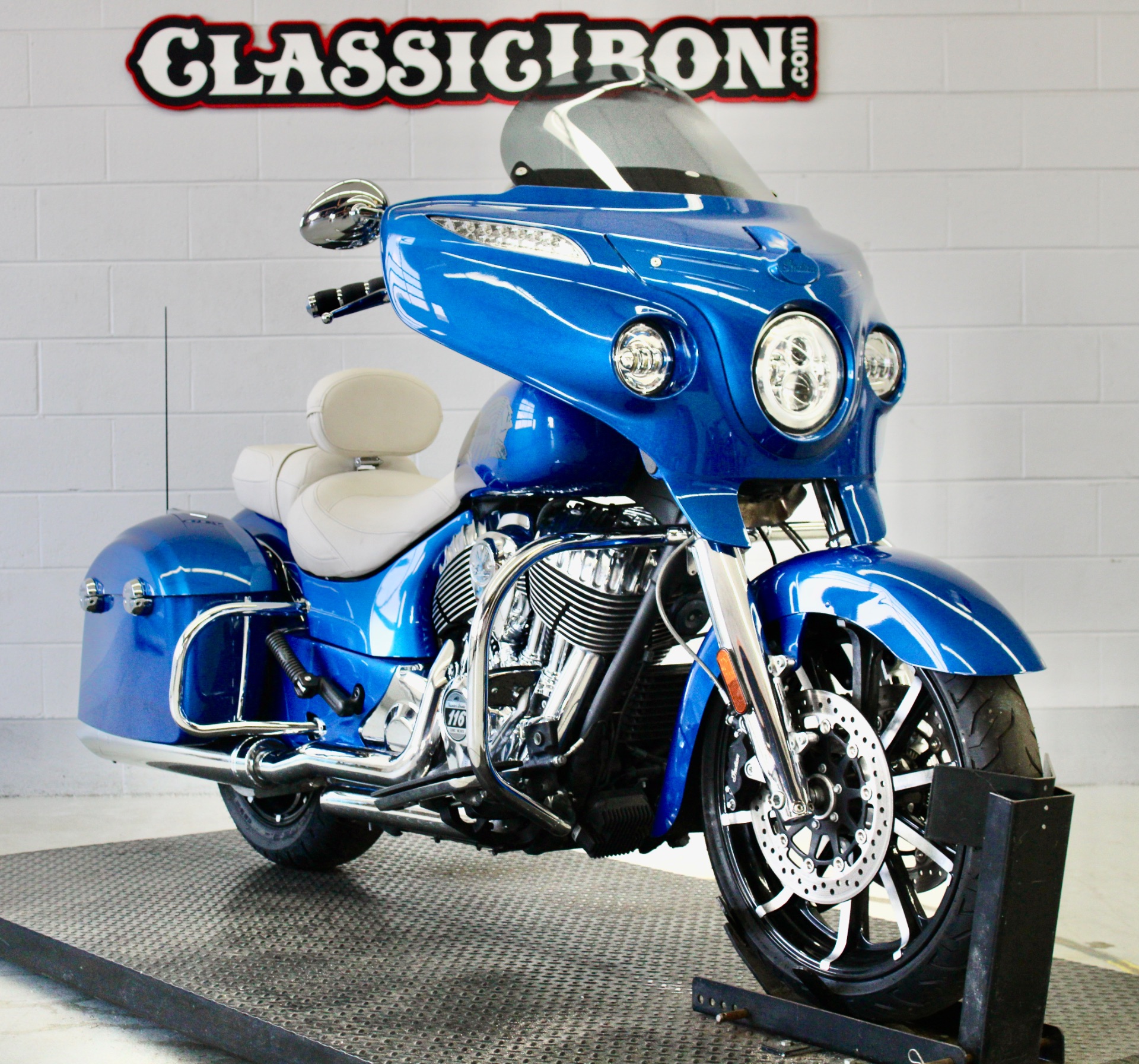 Used 2018 Indian Motorcycle Chieftain® Limited ABS Brilliant Blue