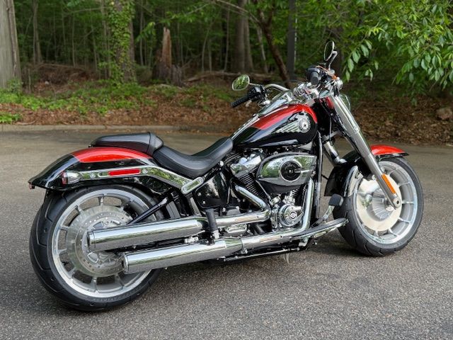 New 2025 Harley-Davidson Fat Boy® Whiskey Fire / Vivid Black