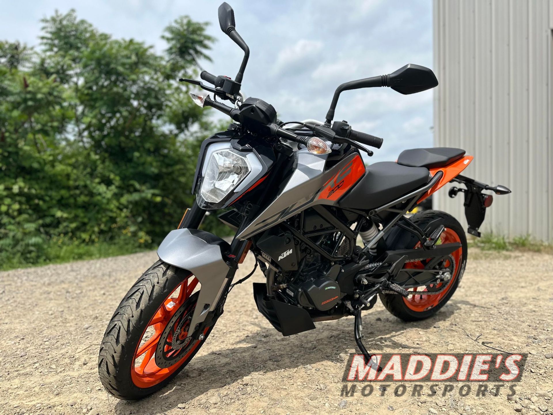 New 2023 KTM 200 Duke Motorcycles in Dansville NY KT19406 Gray
