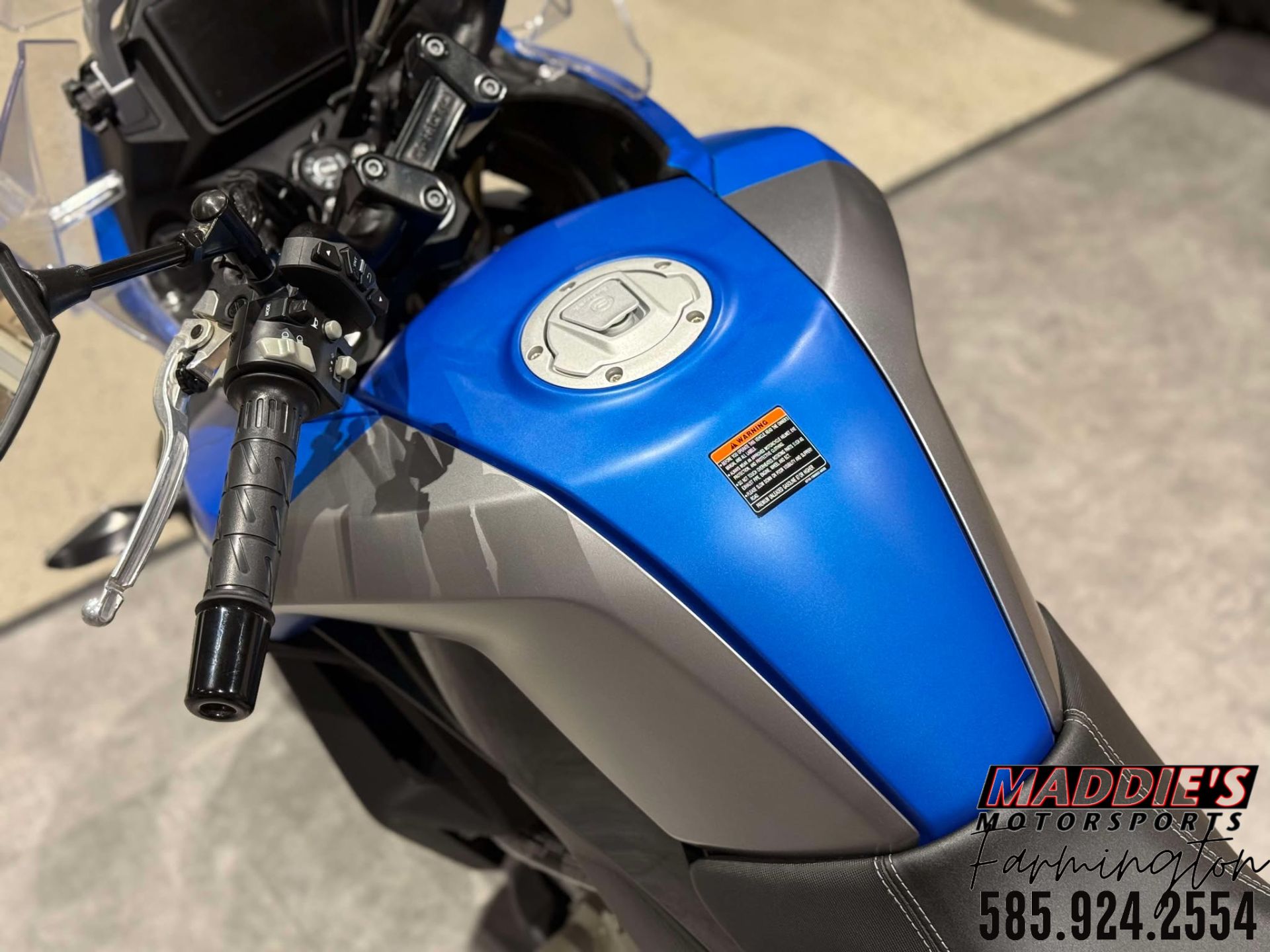 New 2022 CFMOTO 650 Adventura Athens Blue Matte Titanium Gray