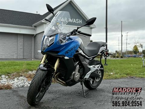 New 2022 CFMOTO 650 Adventura Athens Blue / Matte Titanium Gray