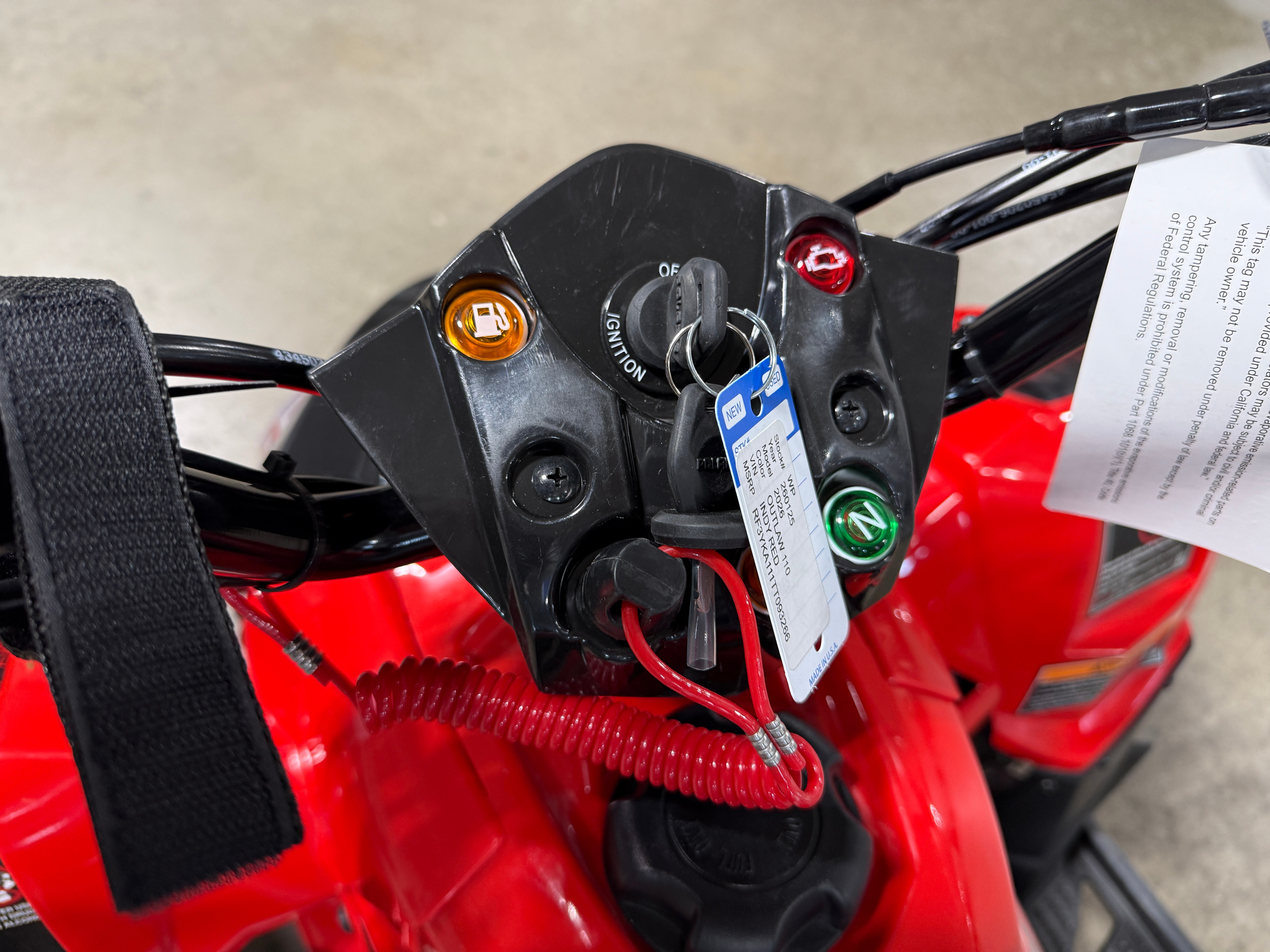 2027 Polaris Outlaw 110 EFI 10