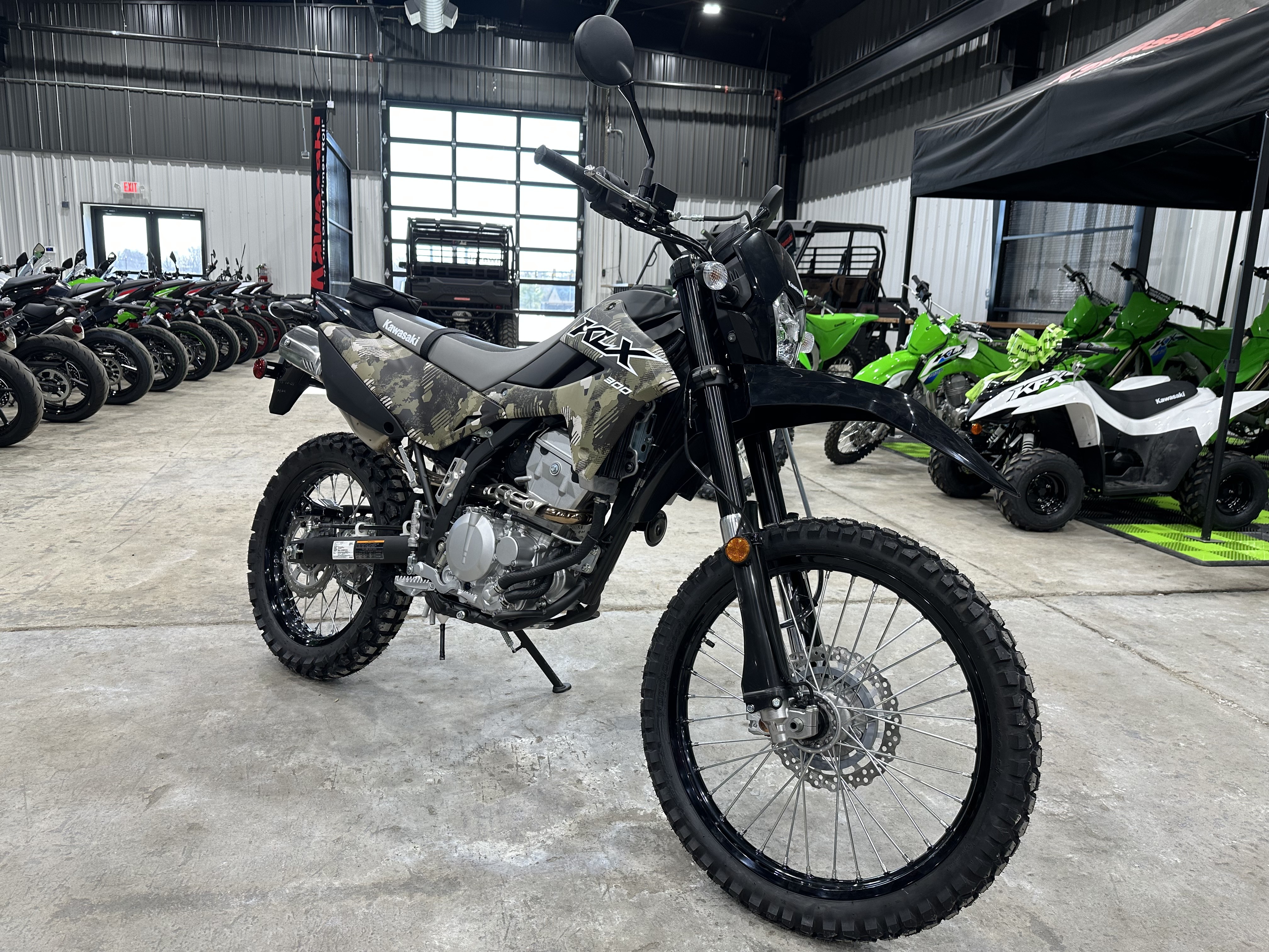 2026 Cypher Camo Beige / Ebony Kawasaki KLX®300 in Claremore, OK