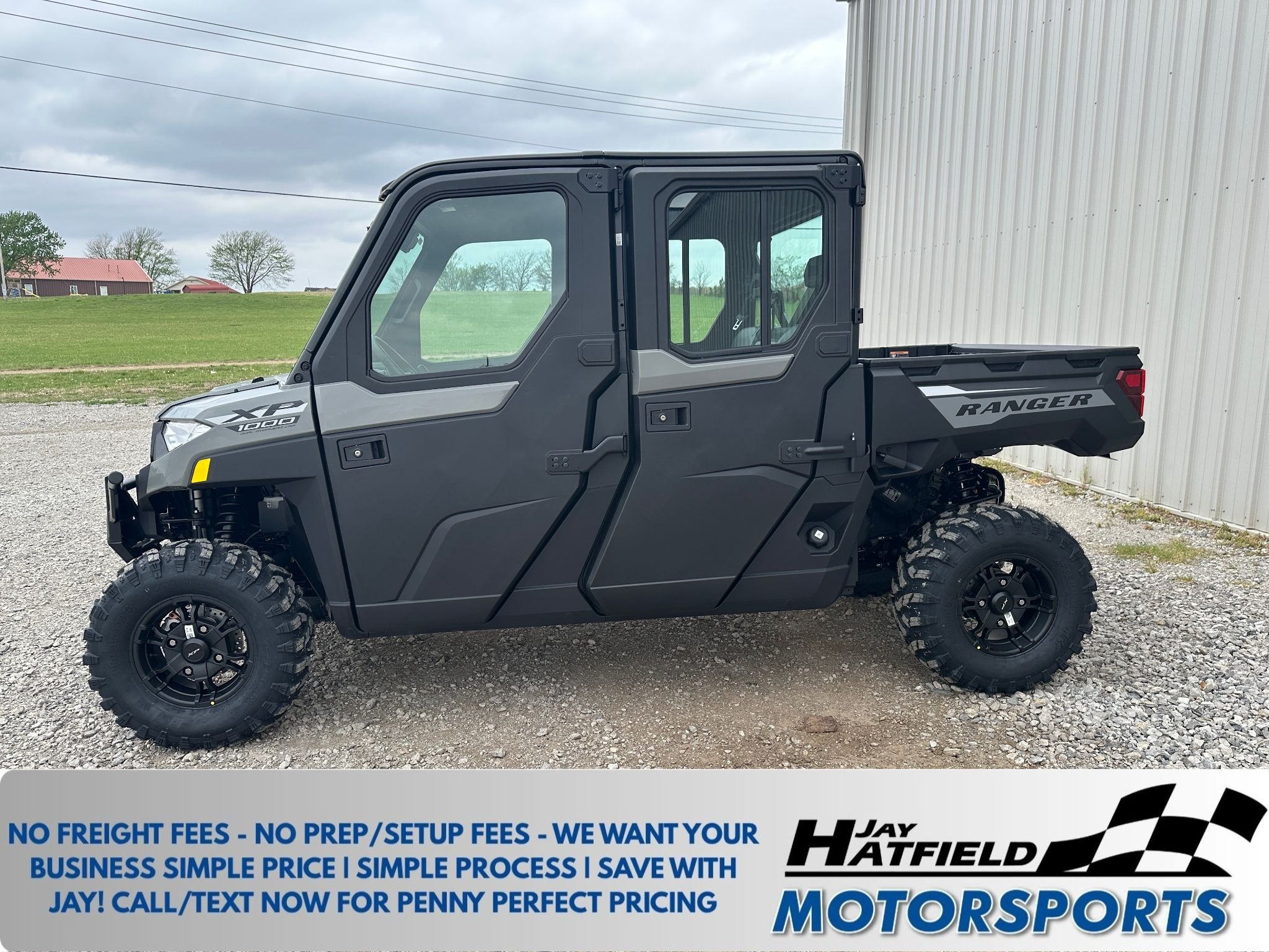 2027 Avalanche Gray Polaris Ranger Crew XP 1000 Cab in Claremore