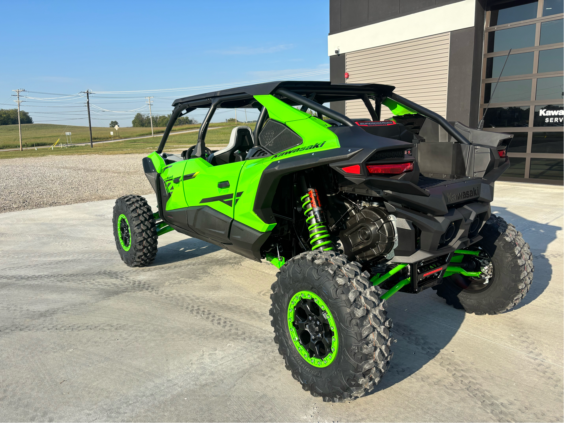 New 2026 Kawasaki Teryx5 H2 Deluxe eS Lime Green, Wichita KS near