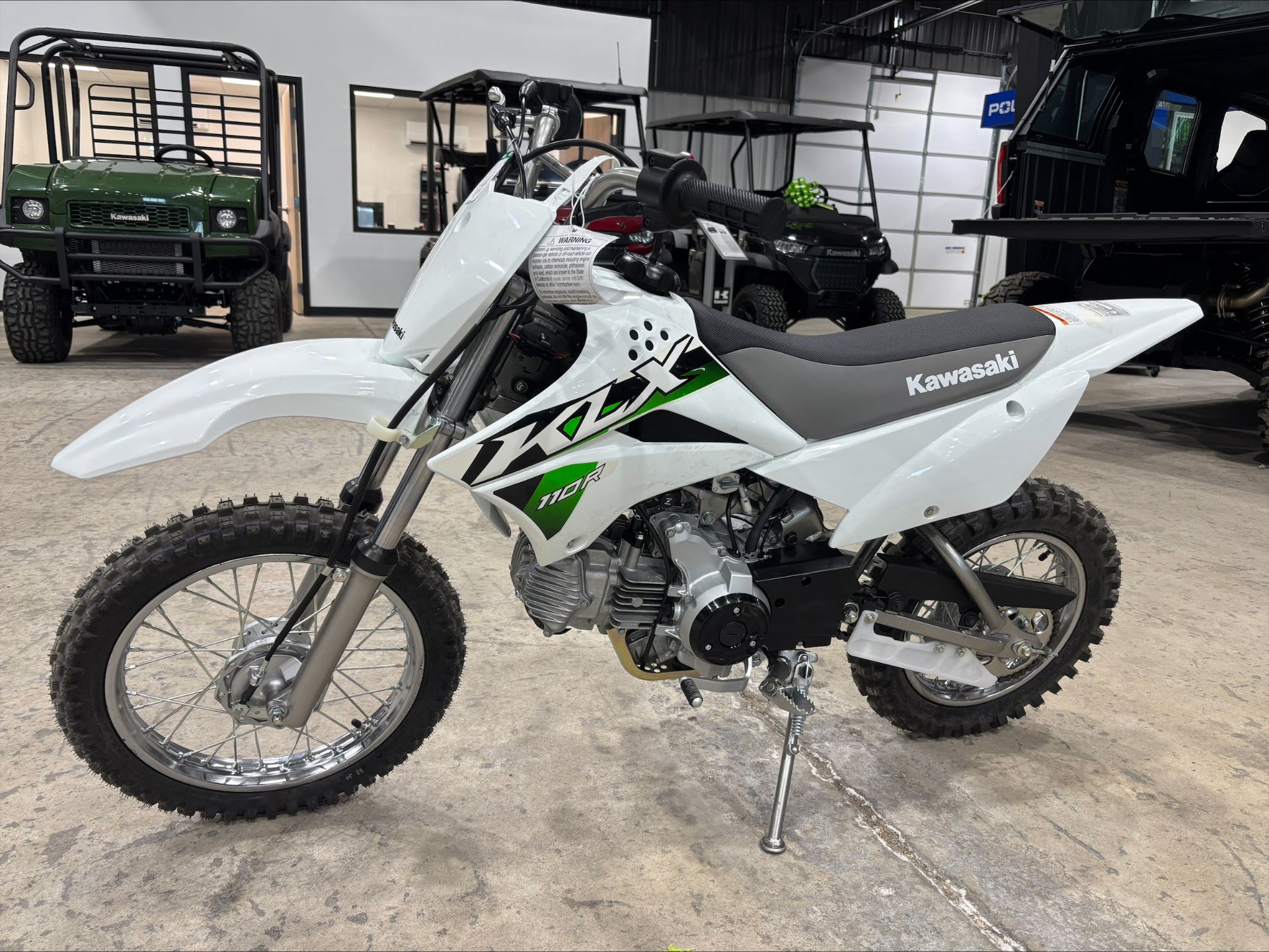 2026 Bright White Kawasaki KLX®110R in Claremore, OK | New