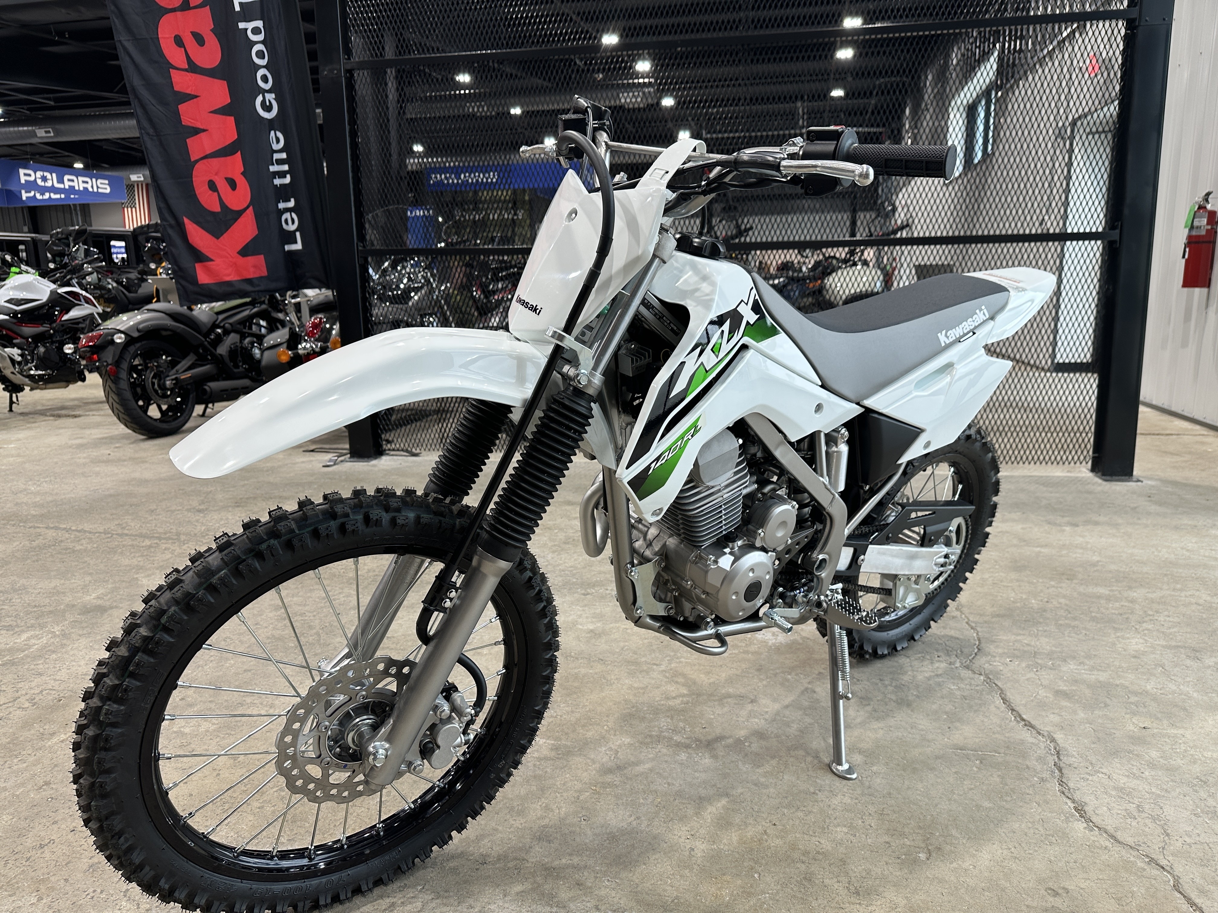 2027 Bright White Kawasaki KLX®140R in Claremore, OK | New