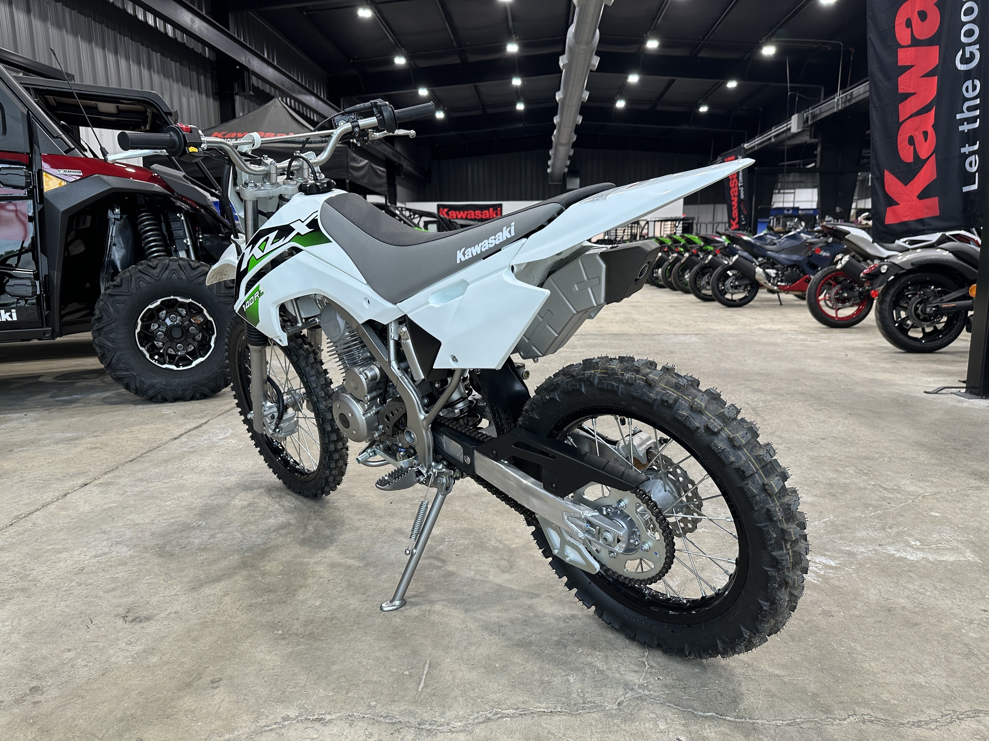 2027 Bright White Kawasaki KLX®140R in Claremore, OK | New
