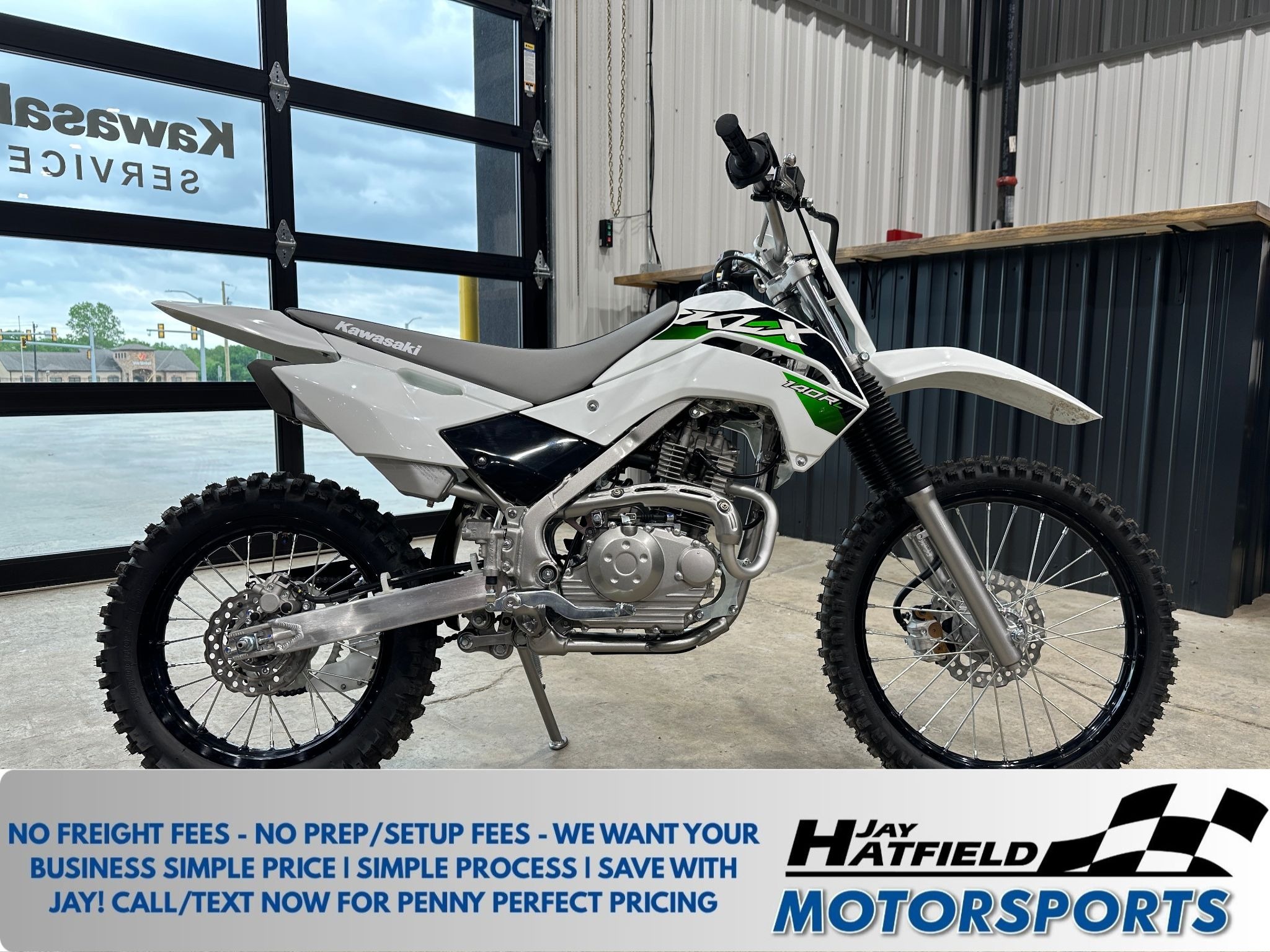 2027 Bright White Kawasaki KLX®140R in Claremore, OK | New