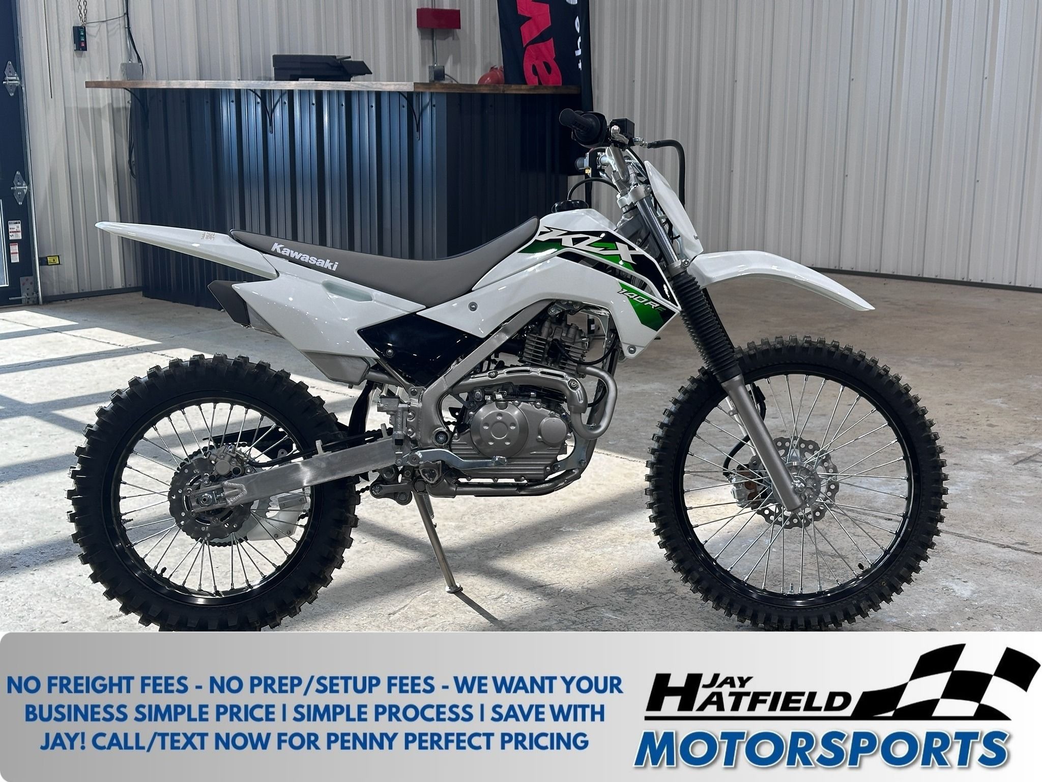 2027 Bright White Kawasaki KLX®140R F in Claremore, OK | New