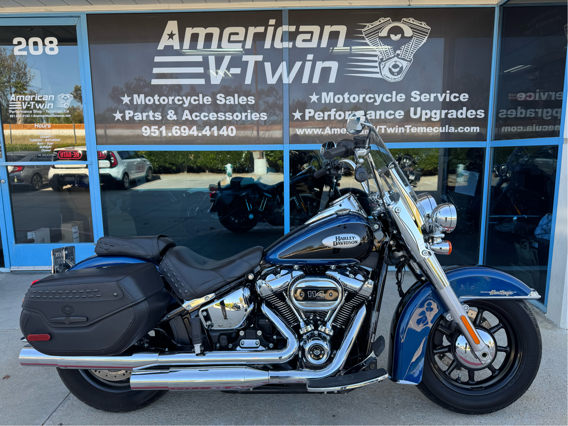 Used 2022 Harley-Davidson Heritage Classic 114 Reef Blue Vivid