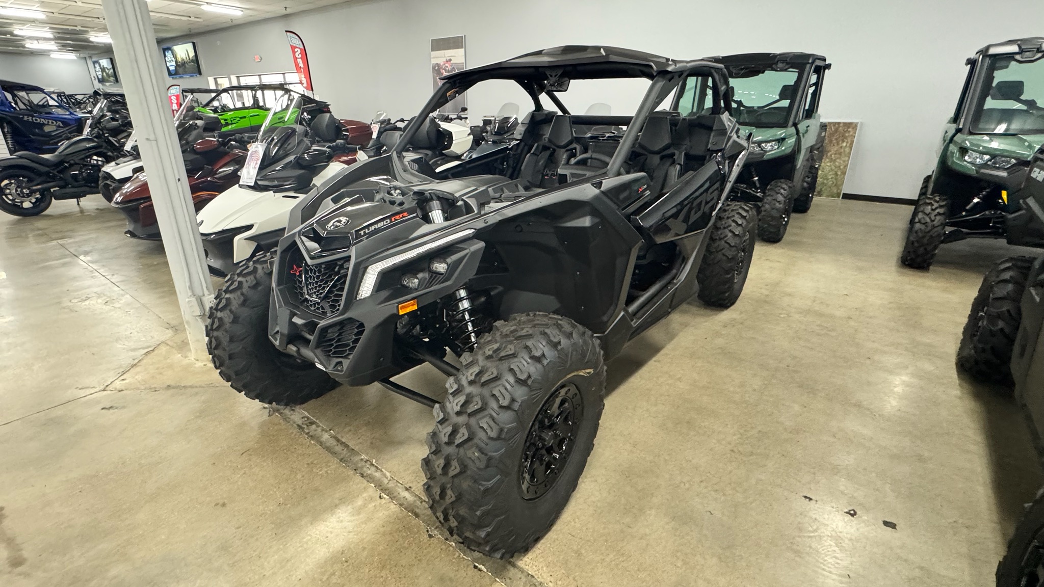 2026 Can-Am Maverick X3 X DS TURBO RR with 7.6 in. digital display with keypad