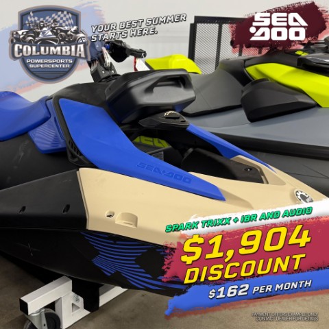New 2025 Sea-Doo Spark Trixx for 1 + iBR and audio in option