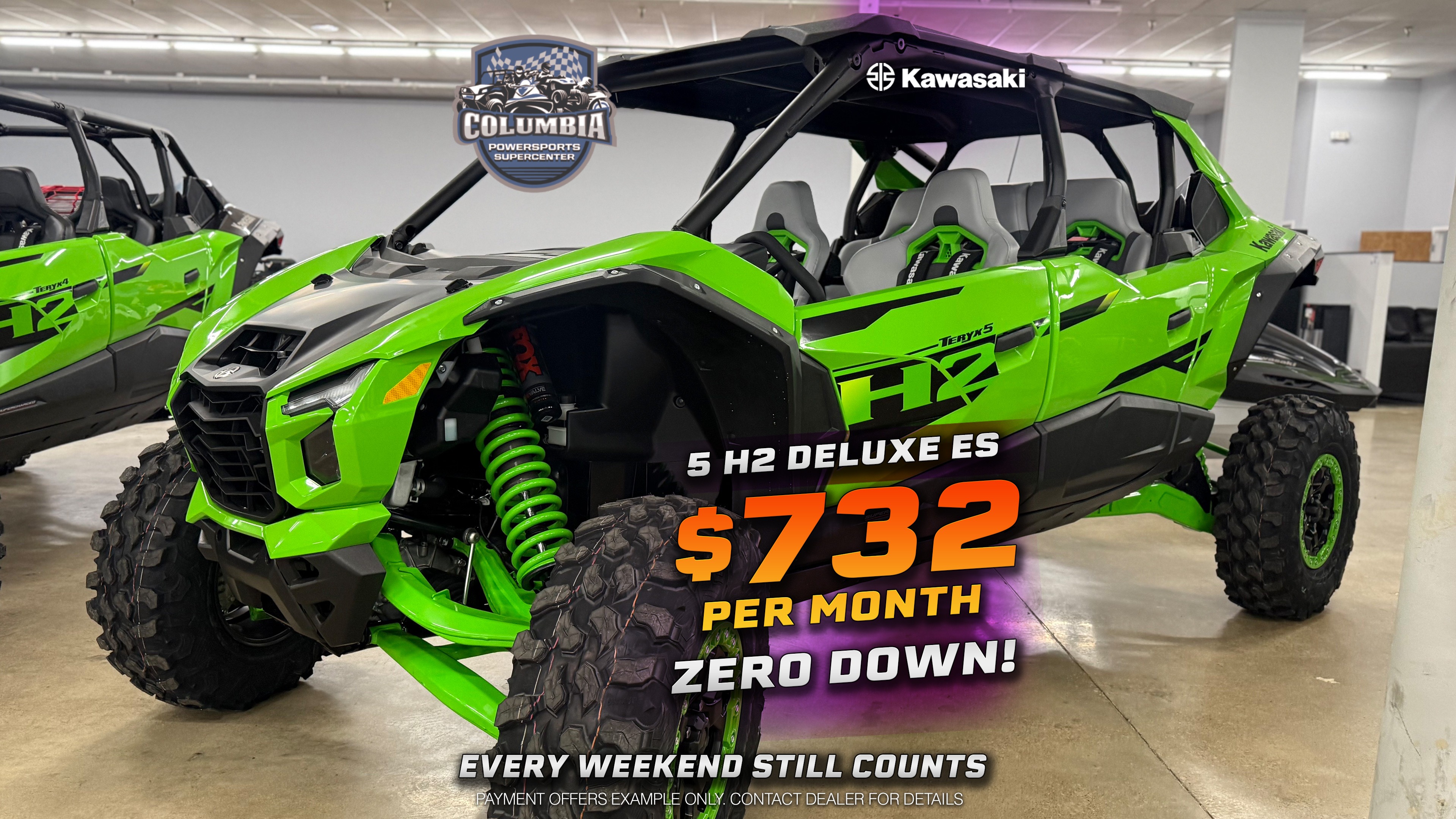 2026 Kawasaki Teryx®5 H2 Deluxe eS