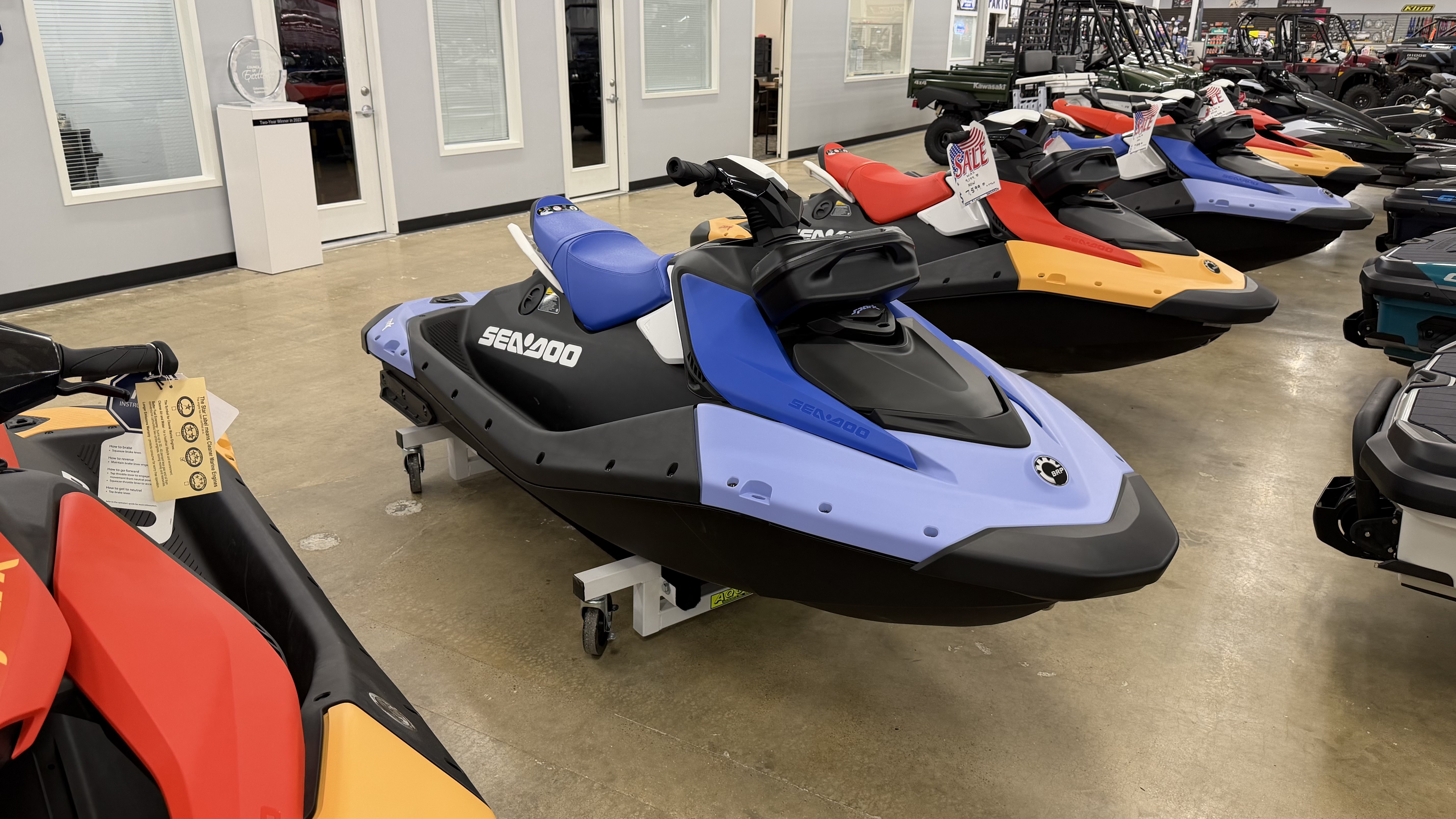 SEADOO　SPARK　hour少な目　初心者にぴったりIBR付き New 2025 Sea-Doo Spark for 2 90 hp + Convenience package with iBR