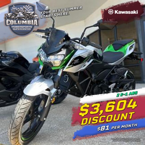 New 2024 Kawasaki Z e-1 ABS, Columbia TN | Specs, Price, Photos