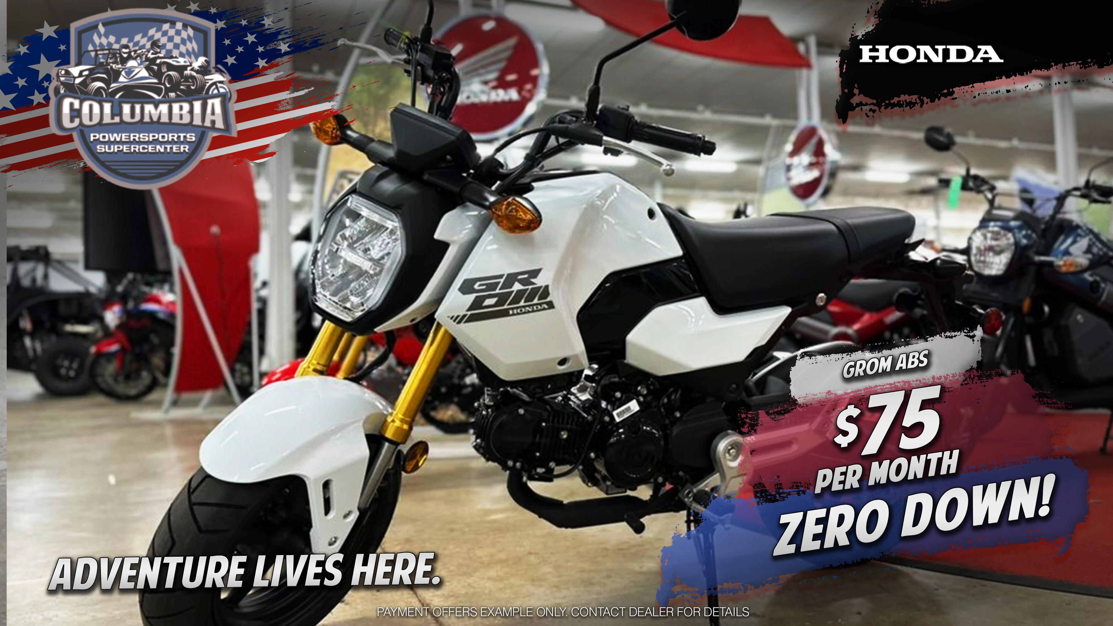 New 2025 Honda Grom ABS, Columbia TN | Specs, Price, Photos