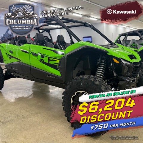 New 2026 Kawasaki Teryx®4 H2 Deluxe eS, Columbia TN | Specs, Price