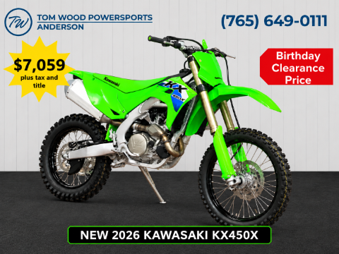 2026 Kawasaki KX450X