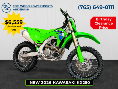 2026 Kawasaki KX250 — photo 1 of 12