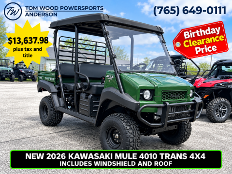 2026 Kawasaki MULE 4010 Trans4x4 — photo 1 of 8