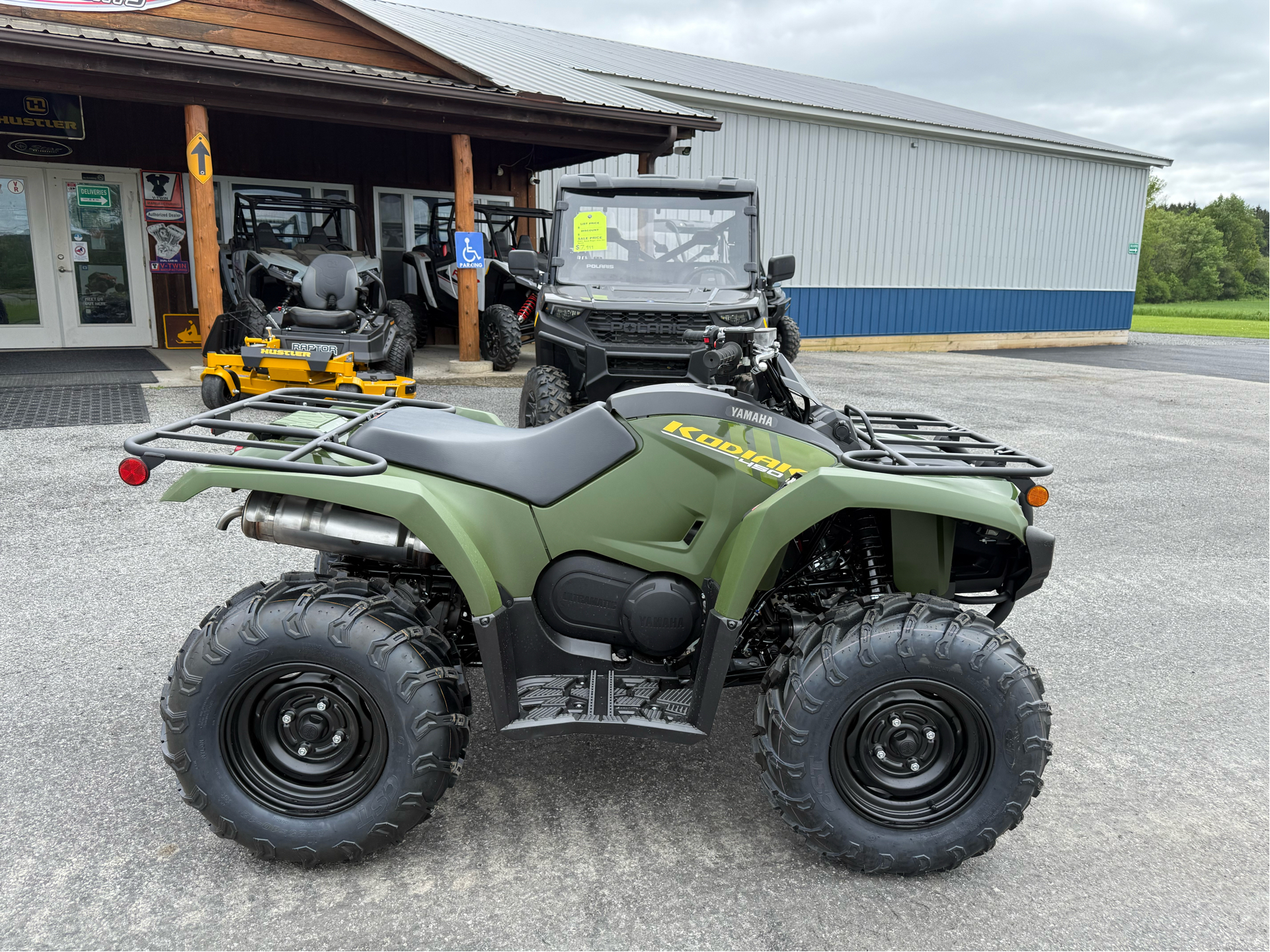 New 2025 Yamaha Kodiak 450 Tactical Green | ATVs in