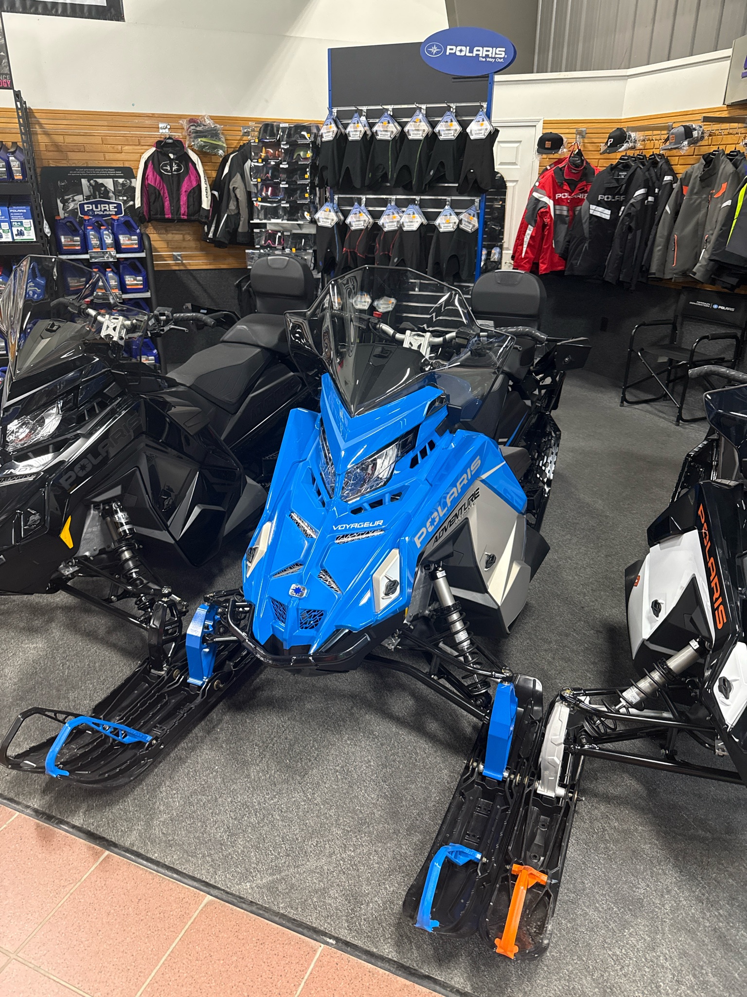 2027 Polaris 650 Voyageur Adventure Ultimate 155 Velocity Blue  for sale 1226290