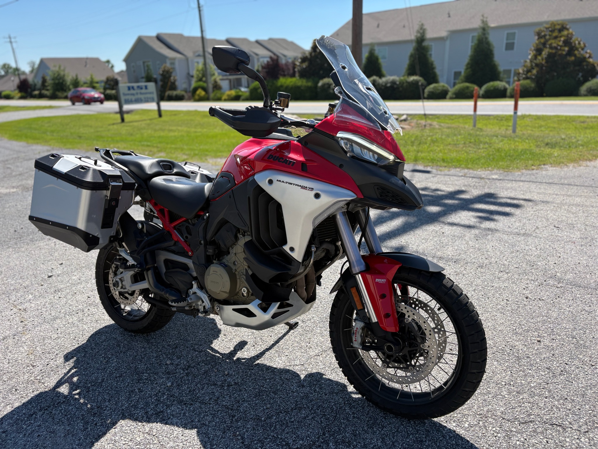 2023 Ducati Multistrada V4 Rally Adventure Travel & Radar