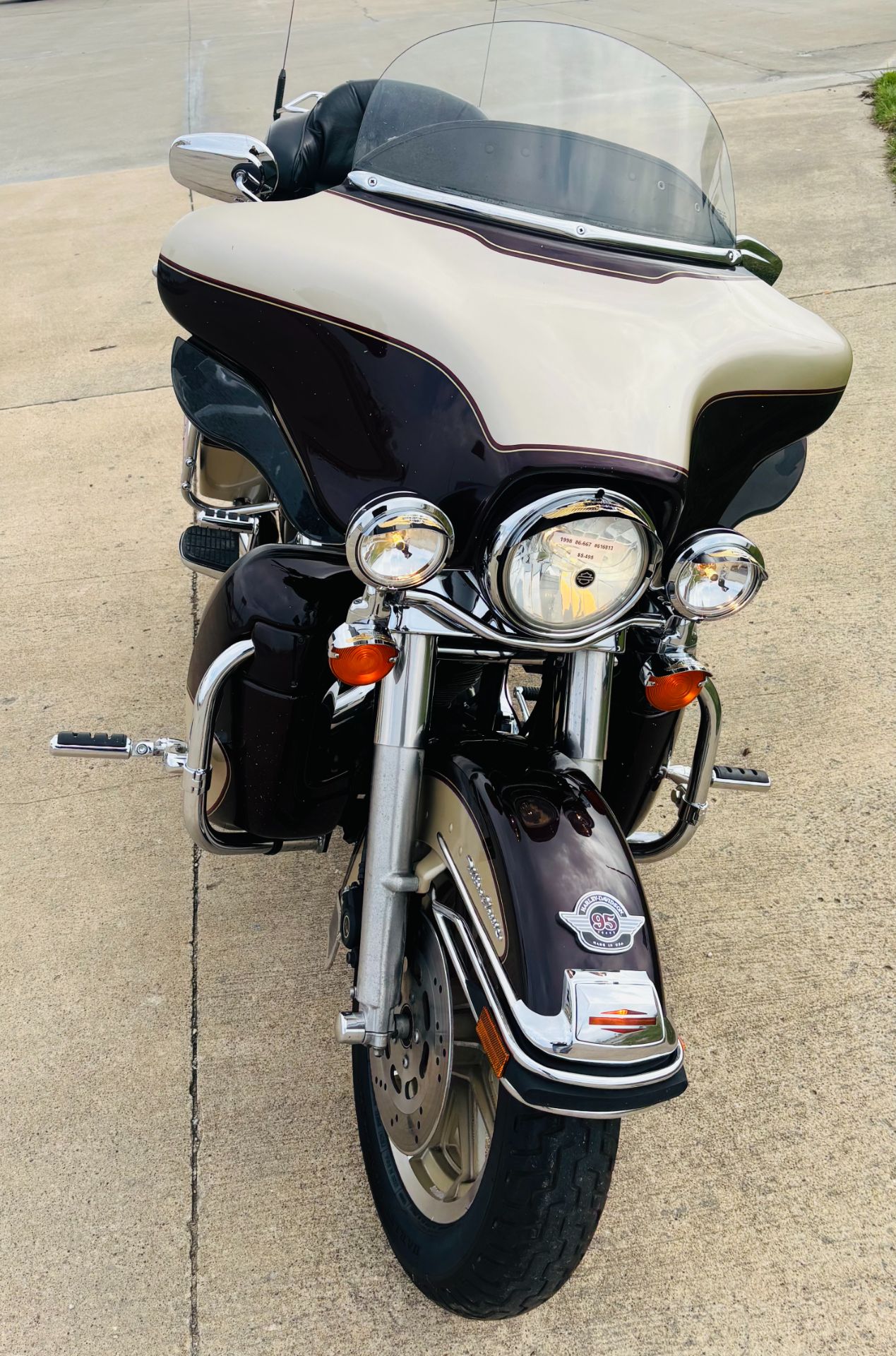 Used 1998 Harley-Davidson ULTRA CLASSIC 95TH ANNIVERSARY MIDNIGHT RED ...