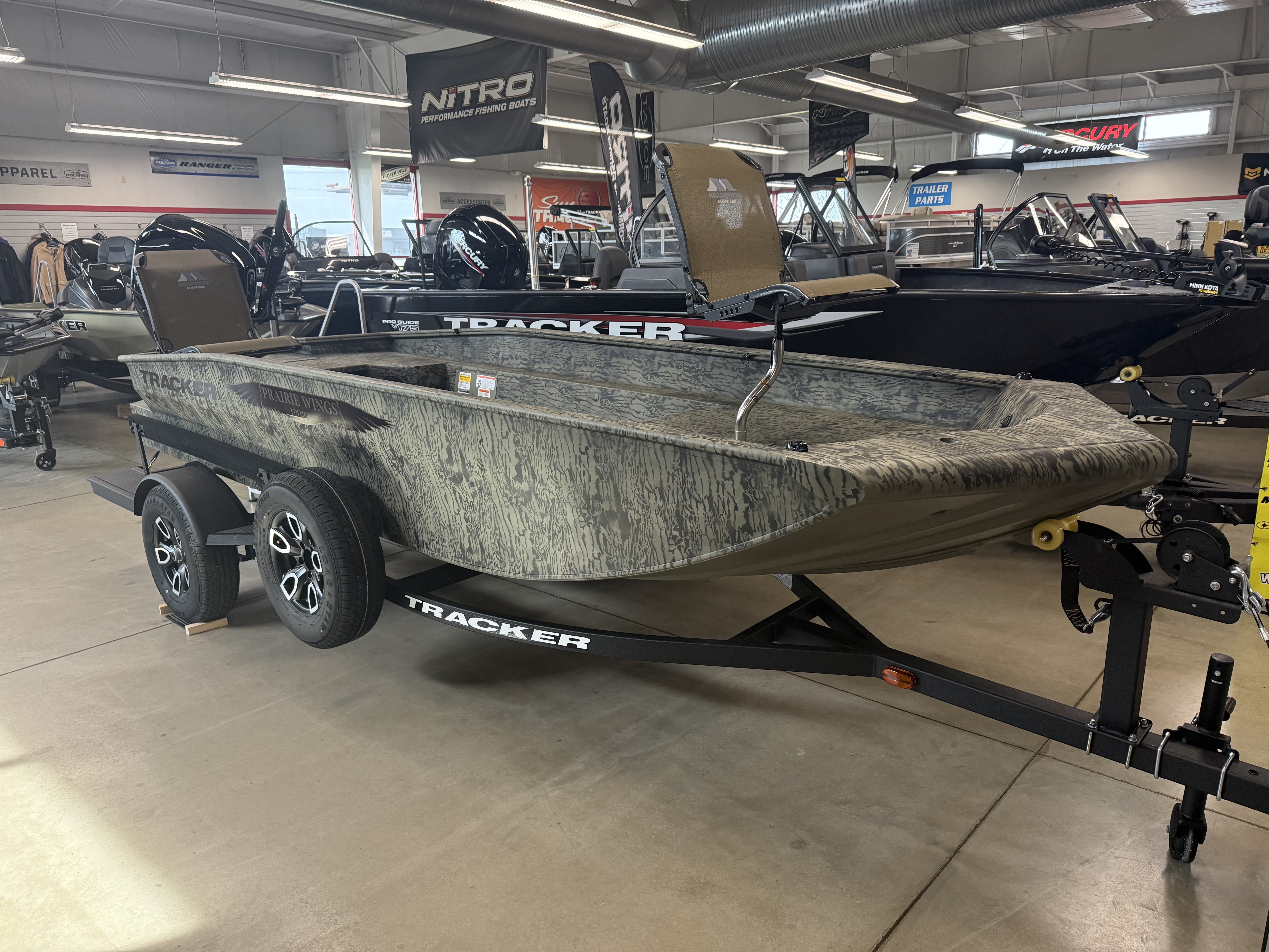 New 2026 Tracker GRIZZLY® 1650 T PRAIRIE WINGS EDITION Power Boats