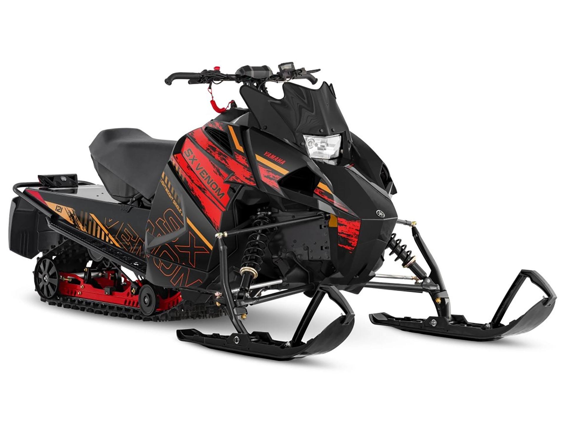 New 2025 Yamaha SX Venom | Snowmobiles in Mason City IA | Black