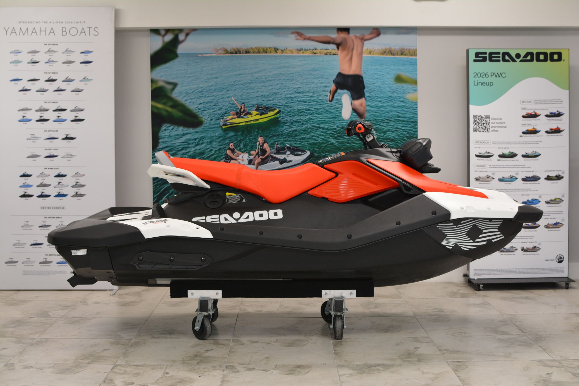 2026 Sea-Doo Spark Trixx for 3 + iBR and Audio in option 1