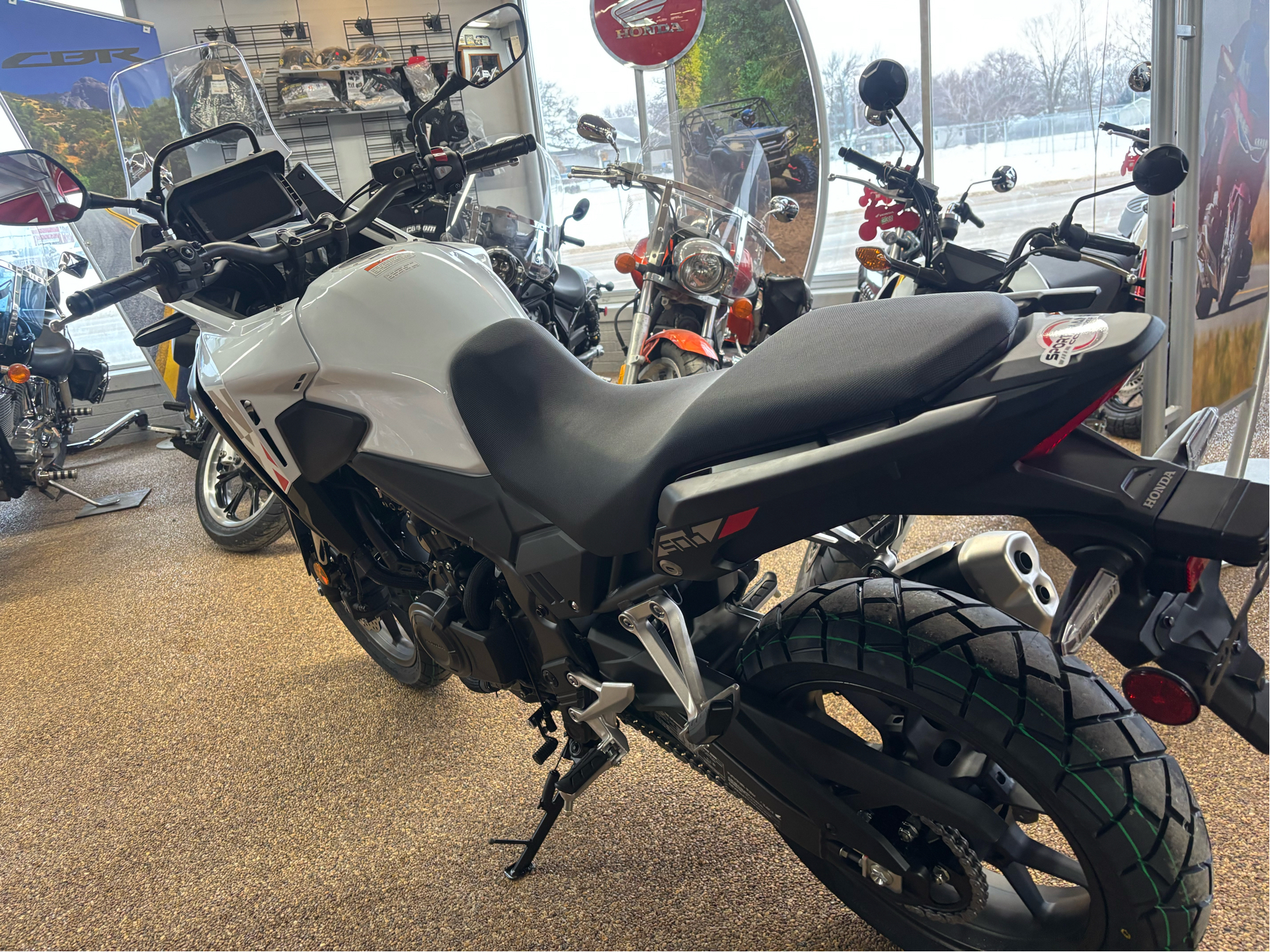 New 2025 Honda NX500 | Motorcycles in Algona IA | HON100315 Pearl