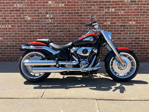 New 2025 Harley-Davidson Fat Boy® for Sale, Ames IA Whiskey Fire